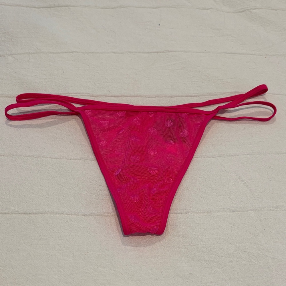 Pink Thong Underwear